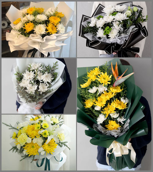 湖北孝感市云梦县倒店乡倒店社区白事花束代送